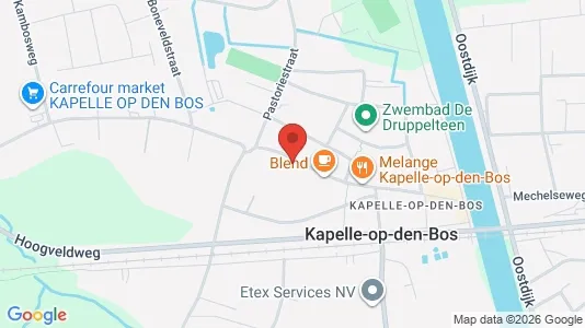 Apartments for rent i Kapelle-op-den-Bos - kort over placeringen