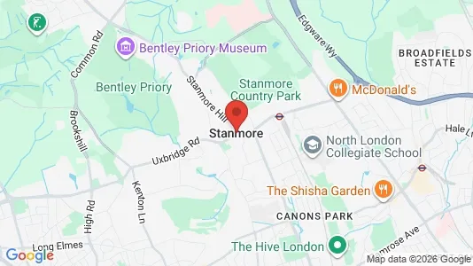 Apartments for rent i Stanmore - Middlesex - kort over placeringen