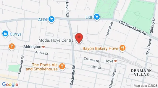 Apartments for rent i Hove - East Sussex - kort over placeringen