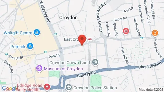 Apartments for rent i Croydon - Surrey - kort over placeringen