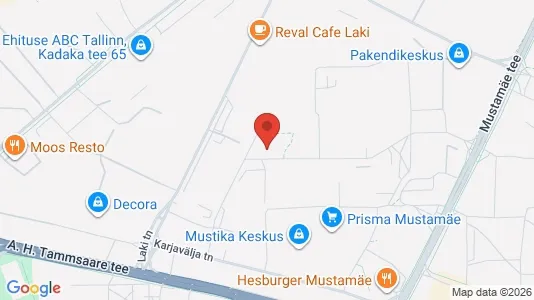 Apartments for rent i Tallinn Kesklinna - kort over placeringen