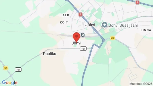 Apartments for rent i Jõhvi - kort over placeringen