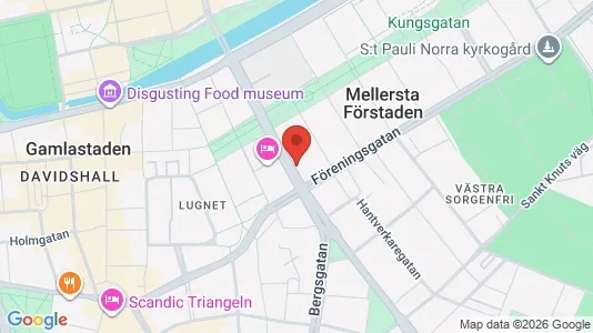 Apartments for rent i Malmö City - kort over placeringen