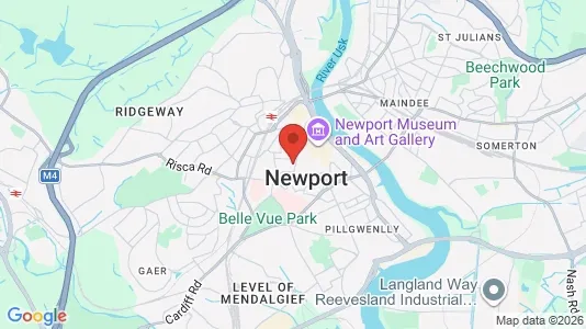 Apartments for rent i Newport - Gwent - kort over placeringen
