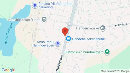 Apartments for rent i Haninge - kort over placeringen