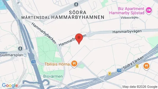 Apartments for rent i Stockholm South - kort over placeringen