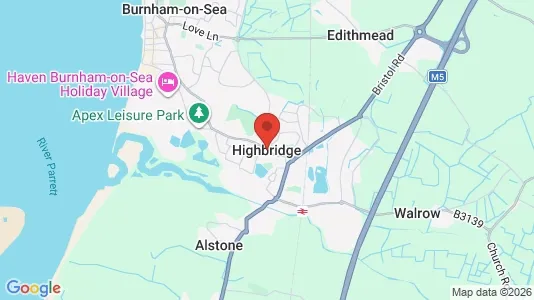 Apartments for rent i Highbridge - Somerset - kort over placeringen