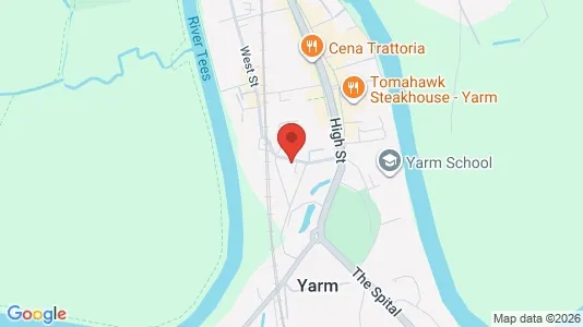 Apartments for rent i Yarm - Cleveland - kort over placeringen