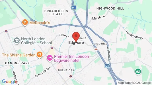 Apartments for rent i Edgware - Middlesex - kort over placeringen
