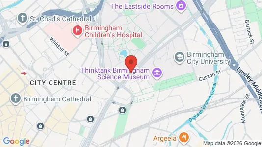 Apartments for rent i Birmingham - West Midlands - kort over placeringen