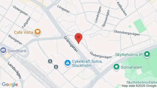 Apartments for rent i Solna - kort over placeringen
