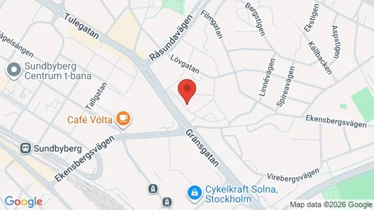 Apartments for rent i Solna - kort over placeringen
