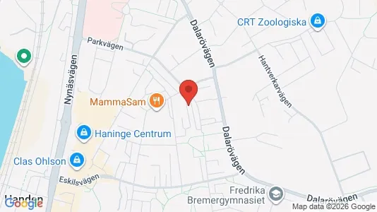 Apartments for rent i Haninge - kort over placeringen