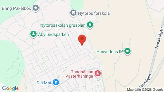 Apartments for rent i Haninge - kort over placeringen