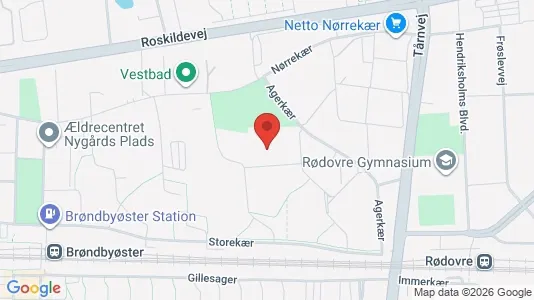 Apartments for rent i Rødovre - kort over placeringen