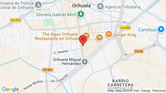 Apartments for rent i Orihuela - kort over placeringen