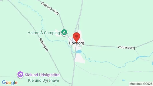 Houses for rent i Hovborg - kort over placeringen