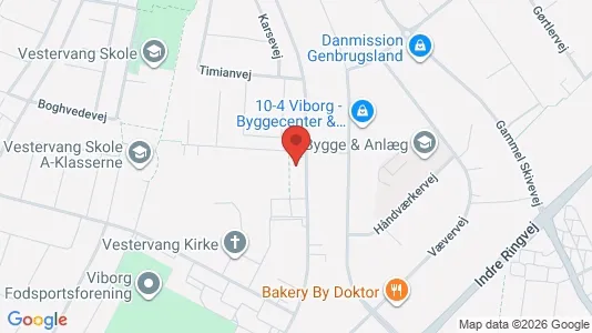 Apartments for rent i Viborg - kort over placeringen