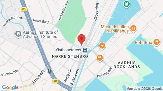Apartments for rent i Aarhus C - kort over placeringen