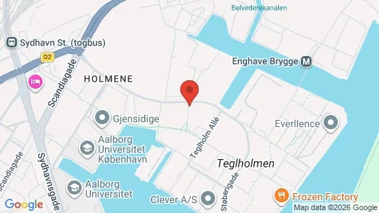 Apartments for rent i Copenhagen SV - kort over placeringen
