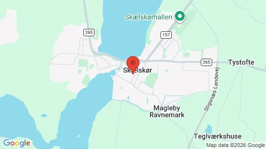 Apartments for rent i Skælskør - kort over placeringen