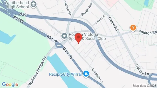 Apartments for rent i Wallasey - Merseyside - kort over placeringen