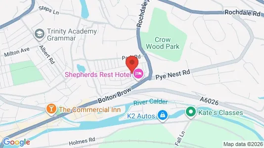 Apartments for rent i Sowerby Bridge - West Yorkshire - kort over placeringen