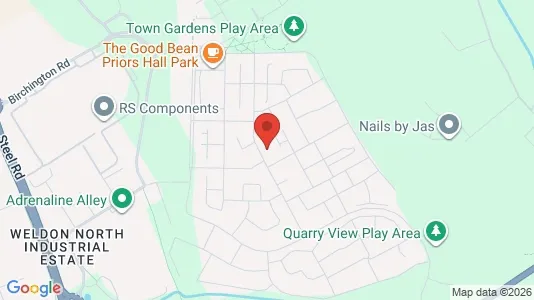 Apartments for rent i Corby - Northamptonshire - kort over placeringen