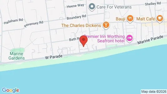 Apartments for rent i Worthing - West Sussex - kort over placeringen