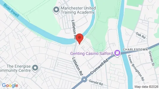 Apartments for rent i Salford - Lancashire - kort over placeringen