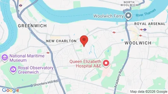 Apartments for rent i London SE7 - kort over placeringen