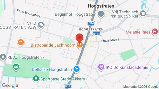 Apartments for rent i Hoogstraten - kort over placeringen