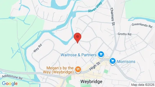 Apartments for rent i Weybridge - Surrey - kort over placeringen