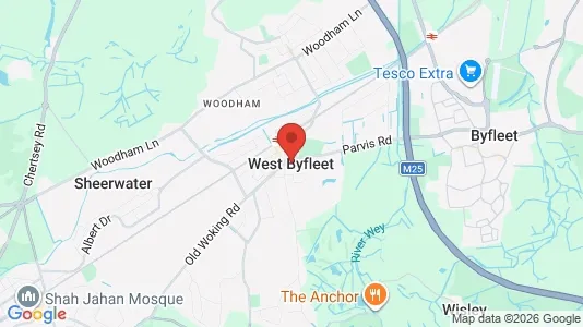 Apartments for rent i West Byfleet - Surrey - kort over placeringen