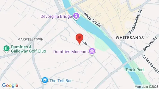 Apartments for rent i Dumfries - Dumfriesshire - kort over placeringen