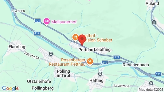 Apartments for rent i Pettnau - kort over placeringen