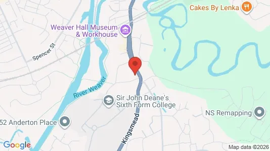Apartments for rent i Northwich - Cheshire - kort over placeringen