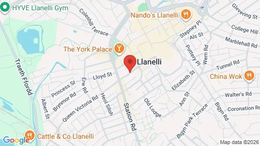 Apartments for rent i Llanelli - Dyfed - kort over placeringen
