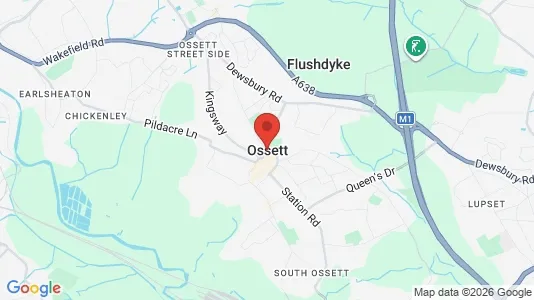 Apartments for rent i Ossett - West Yorkshire - kort over placeringen