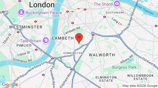Apartments for rent i London SE11 - kort over placeringen