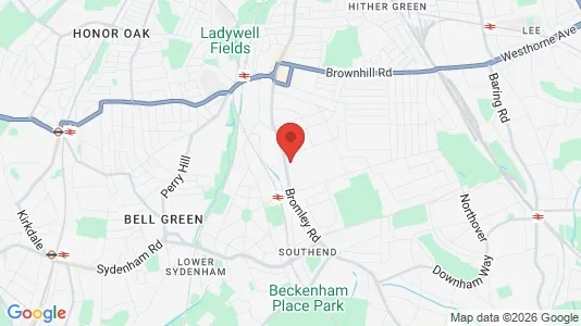 Apartments for rent i London SE6 - kort over placeringen