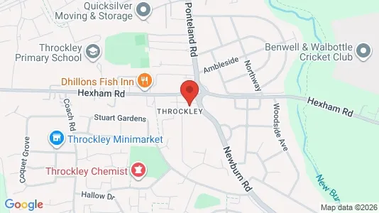 Apartments for rent i Newcastle upon Tyne - Tyne and Wear - kort over placeringen