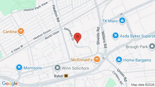 Apartments for rent i Newcastle upon Tyne - Tyne and Wear - kort over placeringen