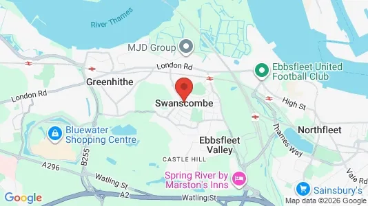 Apartments for rent i Swanscombe - Kent - kort over placeringen