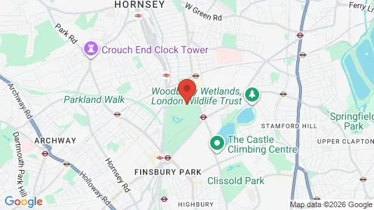 Apartments for rent i London N4 - kort over placeringen