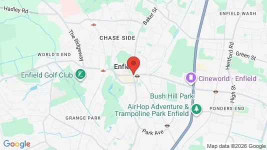 Apartments for rent i Enfield - Middlesex - kort over placeringen