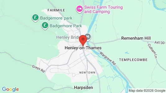 Apartments for rent i Henley-on-Thames - Oxfordshire - kort over placeringen