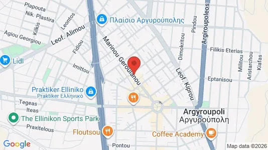 Apartments for rent i Alimos - kort over placeringen