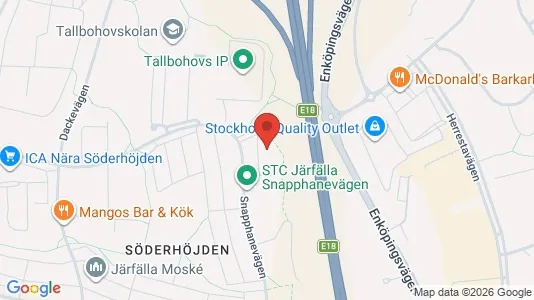 Apartments for rent i Järfälla - kort over placeringen
