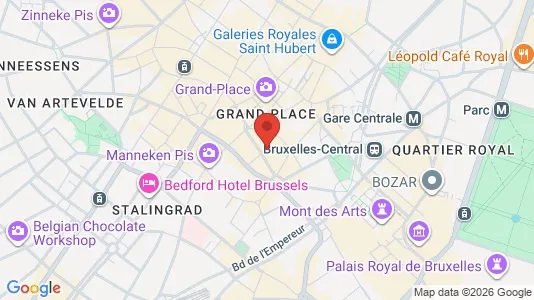 Apartments for rent i Stad Brussel - kort over placeringen